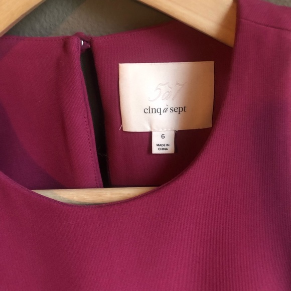 Cinq a Sept Makenna Cocktail Dress Orchid - Picture 4 of 5